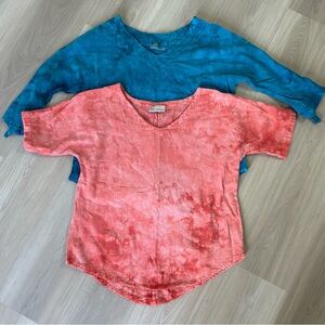 2 Cottonways 1 (S/M) 3/4 sleeve cotton gauze tunic